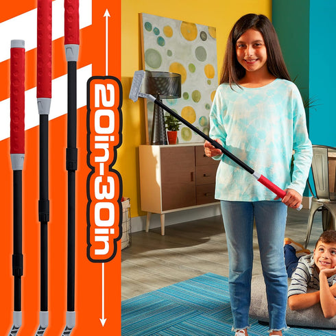 Nerf Trick Shot Golf Set, Indoor & Outdoor Kids Golf Set with Putter, Balls, Ramp & Cups for Trick Shots