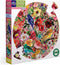 eeBoo 500 Piece Puzzle - Moth Jigsaw Puzzle for Adults, Circular with