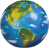 Toysmith Squishy Earth Ball with Earth Core Layers - Planet Earth Stress Ball, Therapeutic Educational