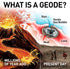 NATIONAL GEOGRAPHIC Break Open 15 Premium Geodes with Goggles, Learning Guide, Great STEM Science Toy