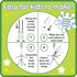 READY 2 LEARN Christmas Crafts - Create Your Own Bead Elves - Set of 4 DIY Ornaments for Kids Decoration
