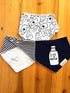 JZLPIN 3 Packs Baby Dribble Bib, Toddler Bandana Bib Super Absorbent Cotton Feeding Bibs
