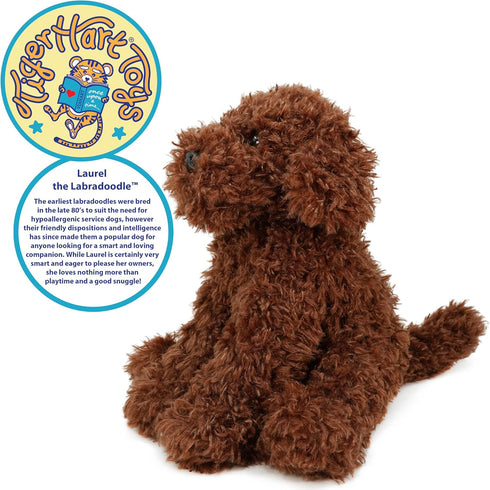 12 Inch TigerHart Laurel The Labradoodle - Stuffed Animal Plush