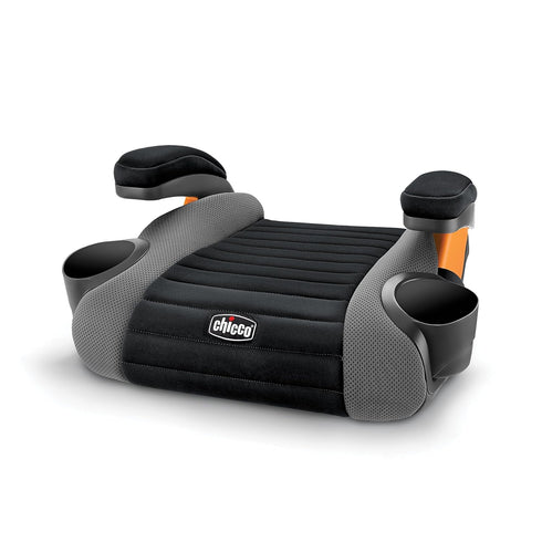 Chicco GoFit Backless Booster Car Seat, Portable Travel Booster Seat for Children 40-110 lbs, Shark/Black/Grey