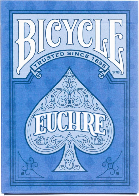 Bicycle Euchre Playing Card Deck - 9 Through Ace - Double Deck, Blue