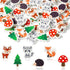 Yopyame 60Pcs Woodland Animal Mini Erasers, Assorted Novelty Pencil Erasers for Kids, Classroom Prizes, and Party Favors