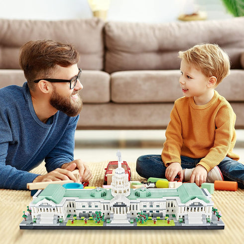 Architecture United States Capitol 3630 Building Set, Micro Building Blocks for Home and Office Decor