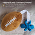 Dummy Dallas Cowboys Plush Football Pacifier Holder by Smilo - Officially Licensed NFL Soother Holder - Soft Plush Toy