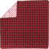 48 48 Trend Lab Brown and Red Buffalo Check Deluxe Flannel Swaddle Blanket - Buffalo Check Cotton, Red and Brown, in x