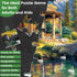 WSCXSC 300 300 20.5 15IN Piece Puzzles for Adults, Swan Forest Puzzle Pieces Jigsaw Puzzles Recycled Cardboard Paper