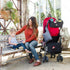 J.L. Childress Cargo 'N Drinks Parent Tray, Universal Stroller Organizer, Insulated Cup Holders, Black