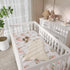 3 Set, Set, Evolur Rainboho Piece Crib Bedding Machine Washable, Soft and Breathable Toddler Bedding Includes Fitted
