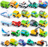 JOYIN 25 Pieces Pull Back Cars and Trucks Toy Vehicles Set, Die-Cast Car Set for Toddlers, Kids Party Favors