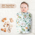 3-Pack 100% 47 47 Inches Cotton Muslin Swaddle Blankets, Large x Breathable Soft Receiving Blankets for Newborns