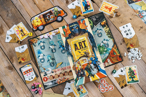 The A.R.T. Project | Cooperative Strategy Board Game | Card Drafting, Zone of Control Game | Coop and Solo Play for