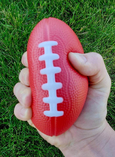 3 Pack of Mini Foam Footballs for Kids - Tiny Football 4.75" in Length - Little Toy Football