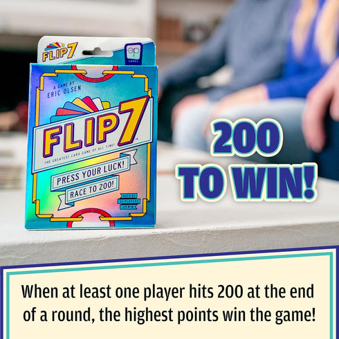 7, 3+ 8 20 USAOPOLY Flip The Ultimate Blend of Press Your Luck & Strategy, Fast-Paced Addictive Card Game,Quick