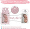 1st Birthday Photo Banner PartyHooman for Baby from Newborn to 12 Months, Rose Gold