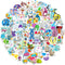 100Pcs Laboratory Stickers for Water Bottles, Cute Cartoon Science Stickers for Kids and Physical Chemistry