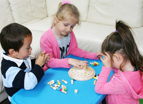 TOWO Wooden Memory Games - Family Board Games for Kids and Adults, Educational Toys for 3 Years Old