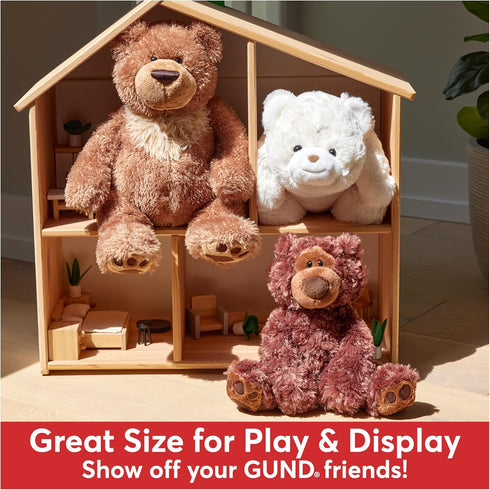 GUND Slumbers Teddy Bear, Premium Stuffed Animal for Ages 1 & Up, Brown, 17”