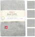 Zutano 5-Pack Organic Burp Cloths for Baby Girl & Boy, Large Cotton