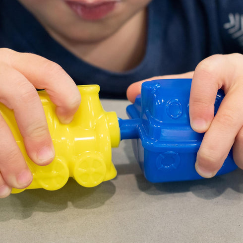 Set 36 18m+ edxeducation Learning Advantage Transportation Linking Blocks - of - - Connecting Blocks for Toddlers