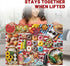 1000 BenBen Puzzles for Adults Pieces, Spring Picnic Jigsaw Puzzles with Patterns on Back, Challenging Puzzles