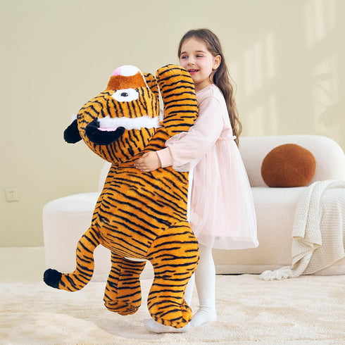 IKASA Giant Tiger Stuffed Animal Plush Toy, Large 30" Jumbo Soft Toys, Oversized Fluffy Plushie Gifts for Kids