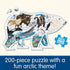 The Learning Journey Wildlife World Puzzle - Arctic 200 Piece Shaped Puzzle for Kids 5-12