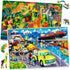 QUOKKA Wooden Kids Puzzles Ages 4-6 - 4 x 60 Piece Puzzles for Kids Ages 4-8, Cars, Ships, and Animals