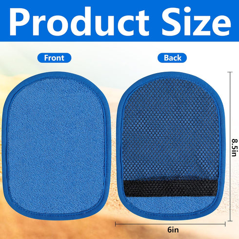 codree 4 Pcs Sand Remover for Beach- Soft Sand Wipe Off Mitts- Beach Sands Remover Cleaner Mitts Bag for Beaches