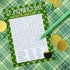 DISTINCTIVS St. Patrick's Day Word Search Classroom Party Game - 25 Player Cards