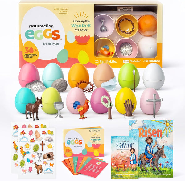FAMILYLIFE Complete Resurrection Eggs Bundle Interactive Easter Story Set Hands-On Toddler Easter