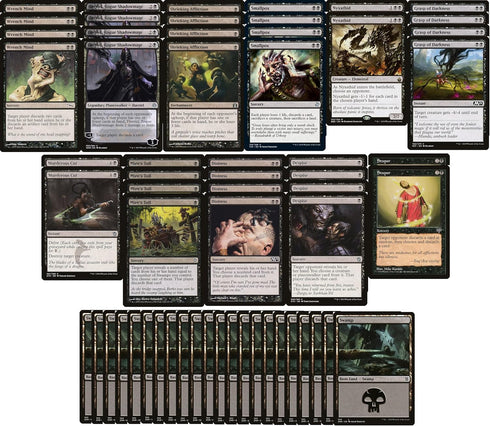 Mono Black Discard Deck - Custom Built, Modern Legal - Magic The Gathering - 60 Card