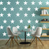 48pcs/Set Large White Stars Vinyl Wall Decor Stickers, DIY White Star Wall Decals for Kids Room