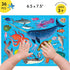 Mudpuppy Ocean Life Puzzle to Go, 36 Pieces, 12 x 9” – Travel-Friendly for Kids Age 3+