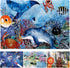 4 in 1 Increasing Difficulty Kids Puzzle, Ages 3-8, 24-60 Piece Educational Puzzles for Boys and Girls