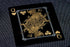 Gent Supply Plastic Waterproof Mythical Creatures II Playing Cards - Black Silver & Gold Edition