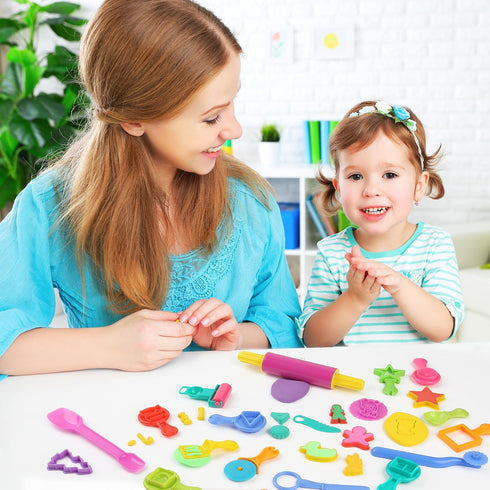 Mr. Pen Play Dough Tools Kit, 45 Pcs Playdough Toys, Accessories, Molds for Kids Play Dough Tool Set