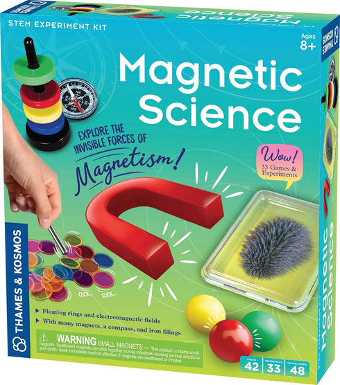 Thames & Kosmos Magnetic Science | 33 STEM Experiments | Ages 8+