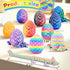 12pcs 3D Impossmaker Printed Dragon Eggs, Prefilled Easter Dragon Egg with Dragon Toy, Easter Basket Stuffer, Goodie