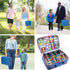 KISLANE 96 Toy Cars Storage Case, Organizer for Mini Toys, Matchbox Cars (Bag Only) (Blue)