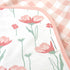HonestBaby Quilted Baby Blankets - Reversible Organic Cotton for Infant Boys, Girls, Unisex, Strawberry Pink
