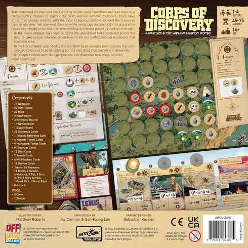 14 14+ Corps of Discovery Cooperative Adventure Board Game by Off The Page Games | Players | Ages