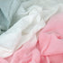 HonestBaby Organic Cotton Swaddle Blankets, Pink Gray Ombre, One Size