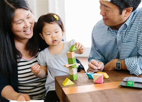 6 Set, Piece Tegu Travel Pal Magnetic Wooden Block Whale
