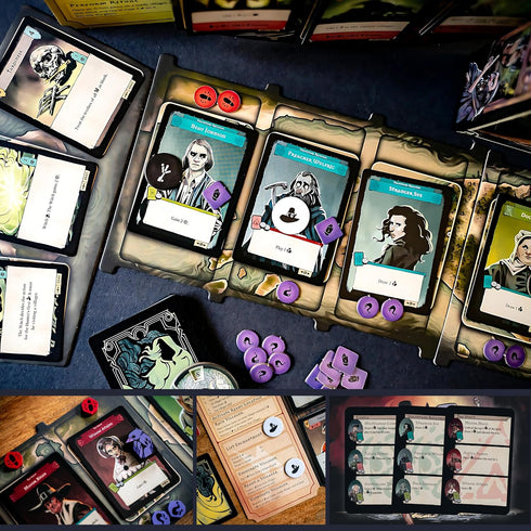 Asymmetric 2 3060 12+, Capstone Games Pagan: Fate of Roanoke Strategy Card Game Player Deduction Duel with Hidden