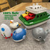 OKGIUGN 4 4 Swimming Set Ferry Boat with Car and Wind Up Bath Toys, Kids Bath Toy Floating Vehicle Whales Submarines