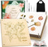 Aboofx Flower Press Kit, Craft Kits 11"x11" 10 Layers Wooden Flower Pressing